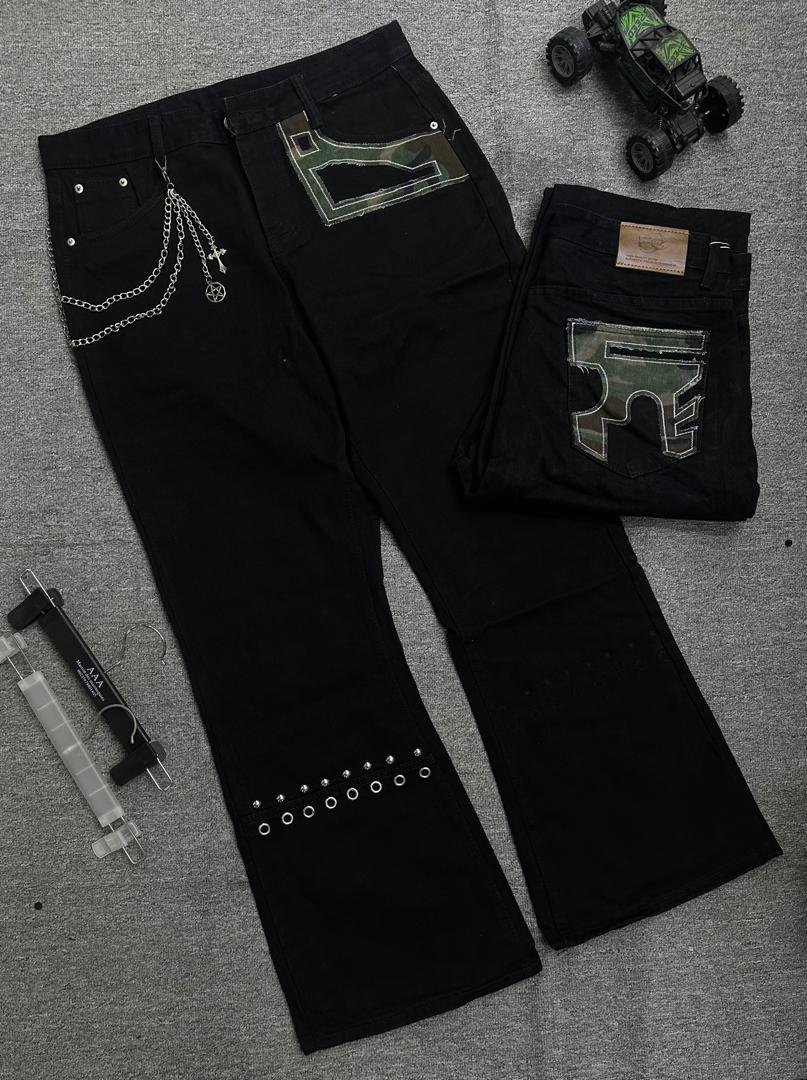 Black Baggy Jeans trouser